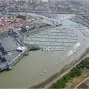 Vue Aérienne du Port de Pêche et de Plaisance.